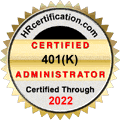 Plan Loans Administrator Training Certificate