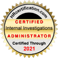 Certificate of Internal Investigation Skills