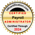 Payroll Certification Seal