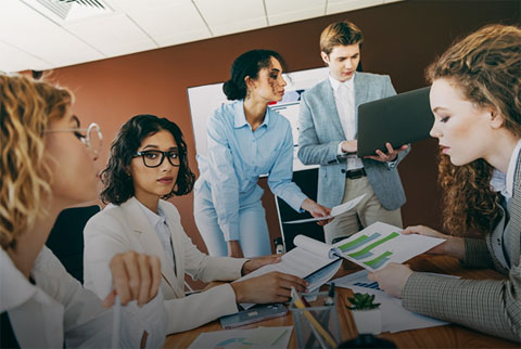 group of HR managers